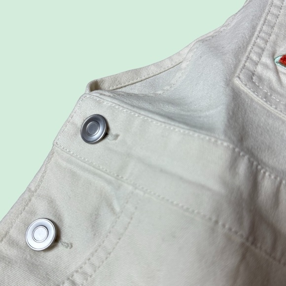 NWOT Christian Robinson For Target Woolly Mammoth Cream Overalls Size 4T Unisex - Picture 6 of 8